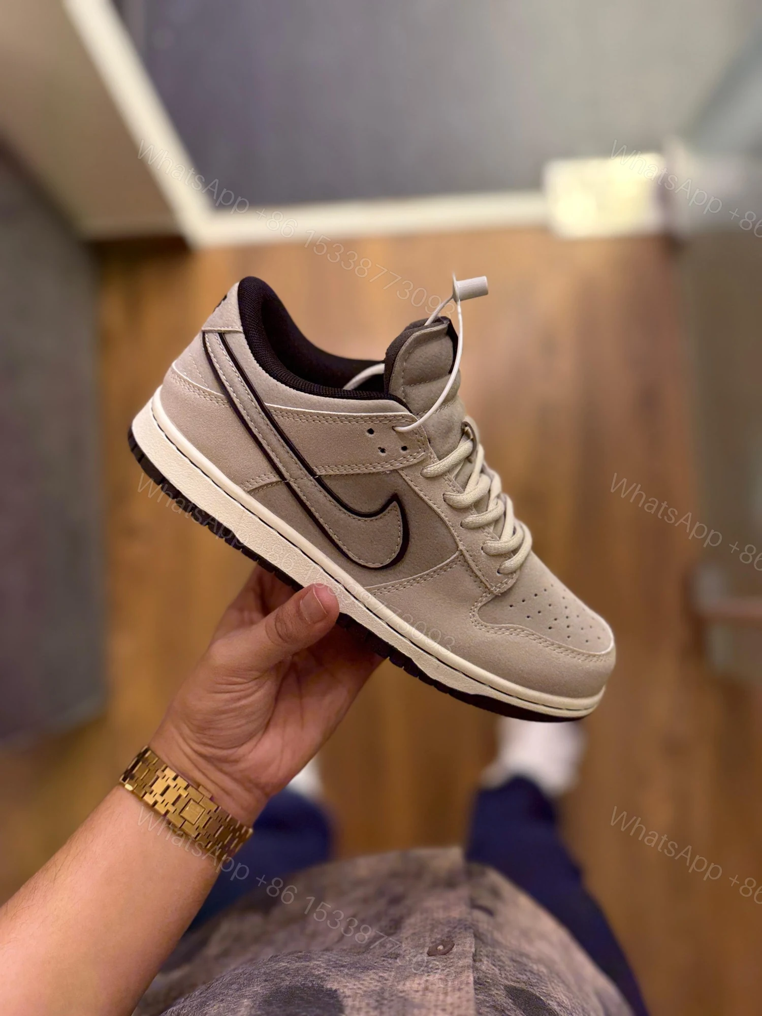 View 2 of FIRST COPY NIKE SB DUNK OTOMO OST GREY BLACK SHOES FOR MEN
