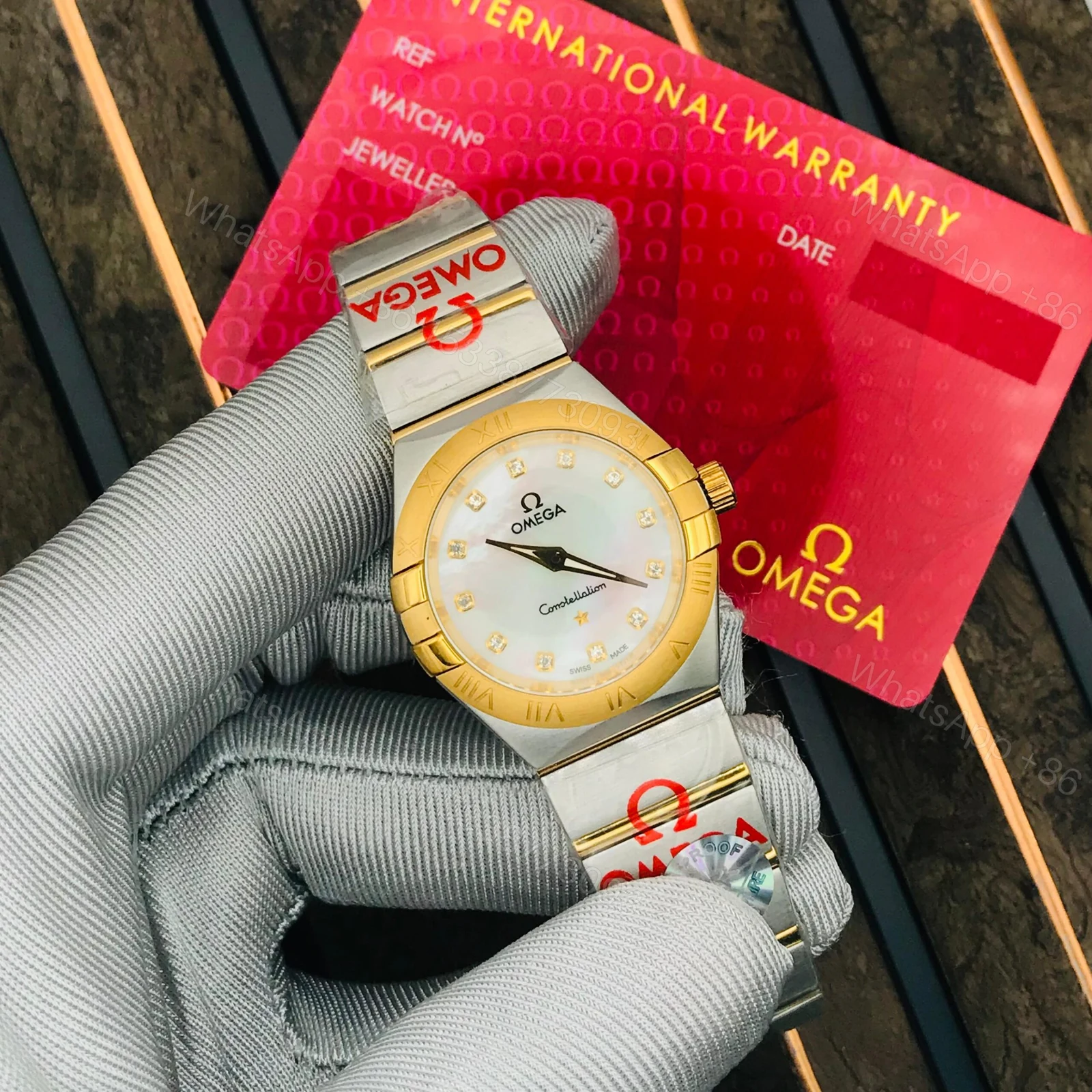 Omega Constellation Silver Dial Ladies Watch — view 1