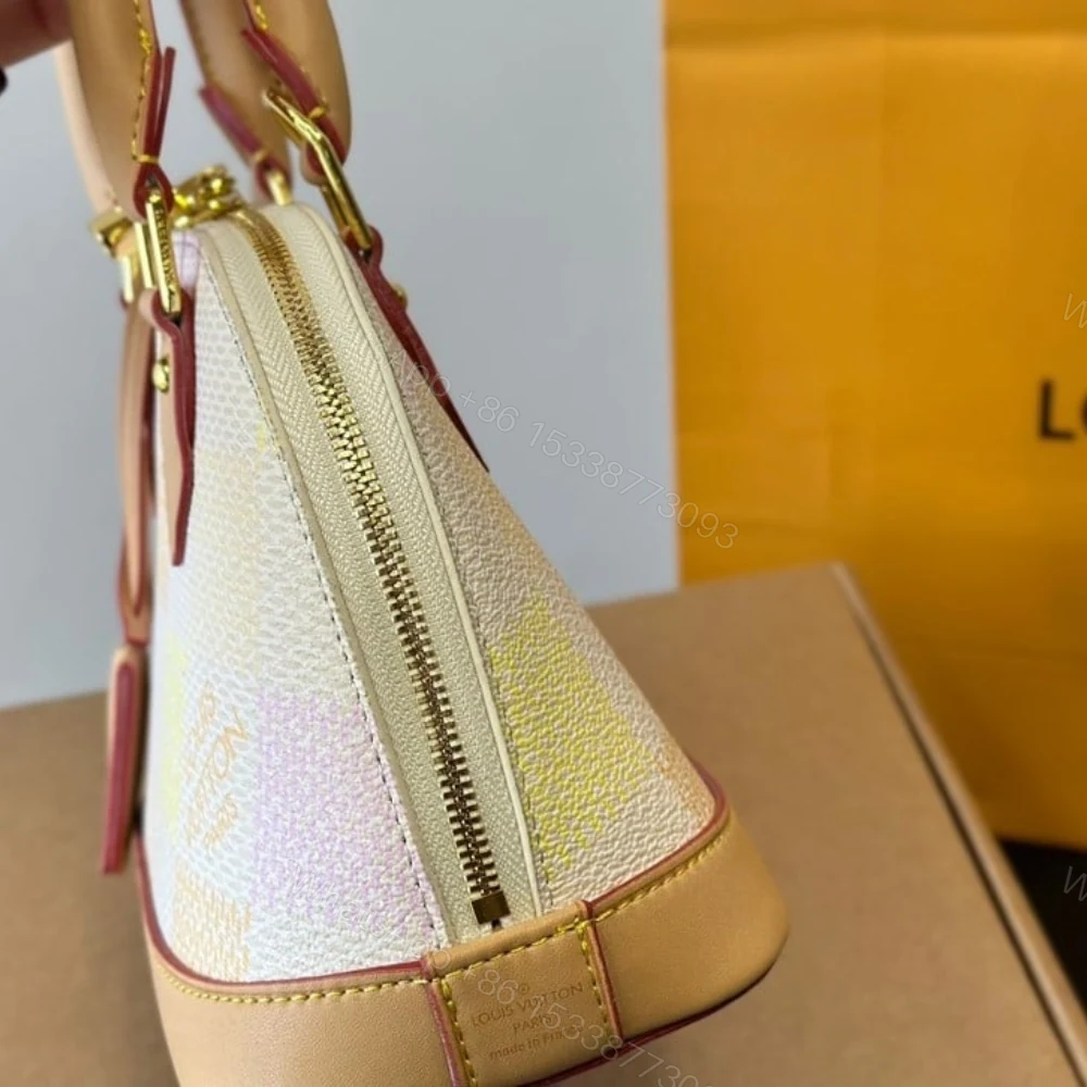 View 2 of Louis Vuitton Alma BB Damier Canvas Peach 20Cm N40516