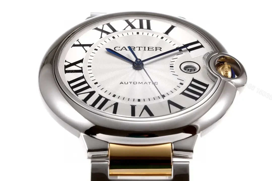 View 3 of GF Factory Cartier Ballon Bleu 42mm Two-Tone Stainless Steel and Gold Automatic Watch