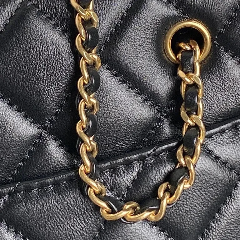 View 6 of Chanel-Inspired Quilted Leather Crossbody: Modern Luxury