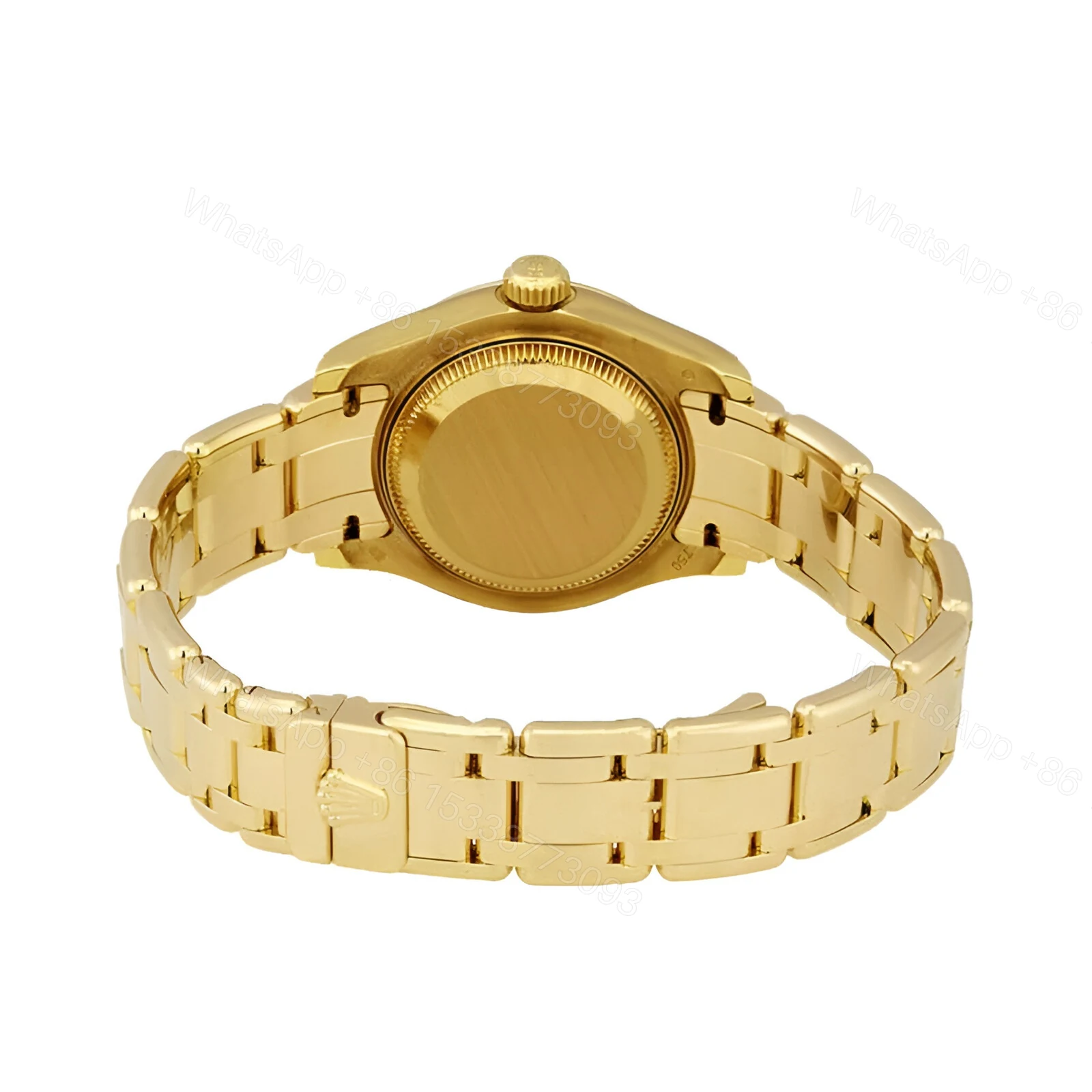 View 4 of Rolex Pearl Master 81208 Gold & Diamond Dial Replica