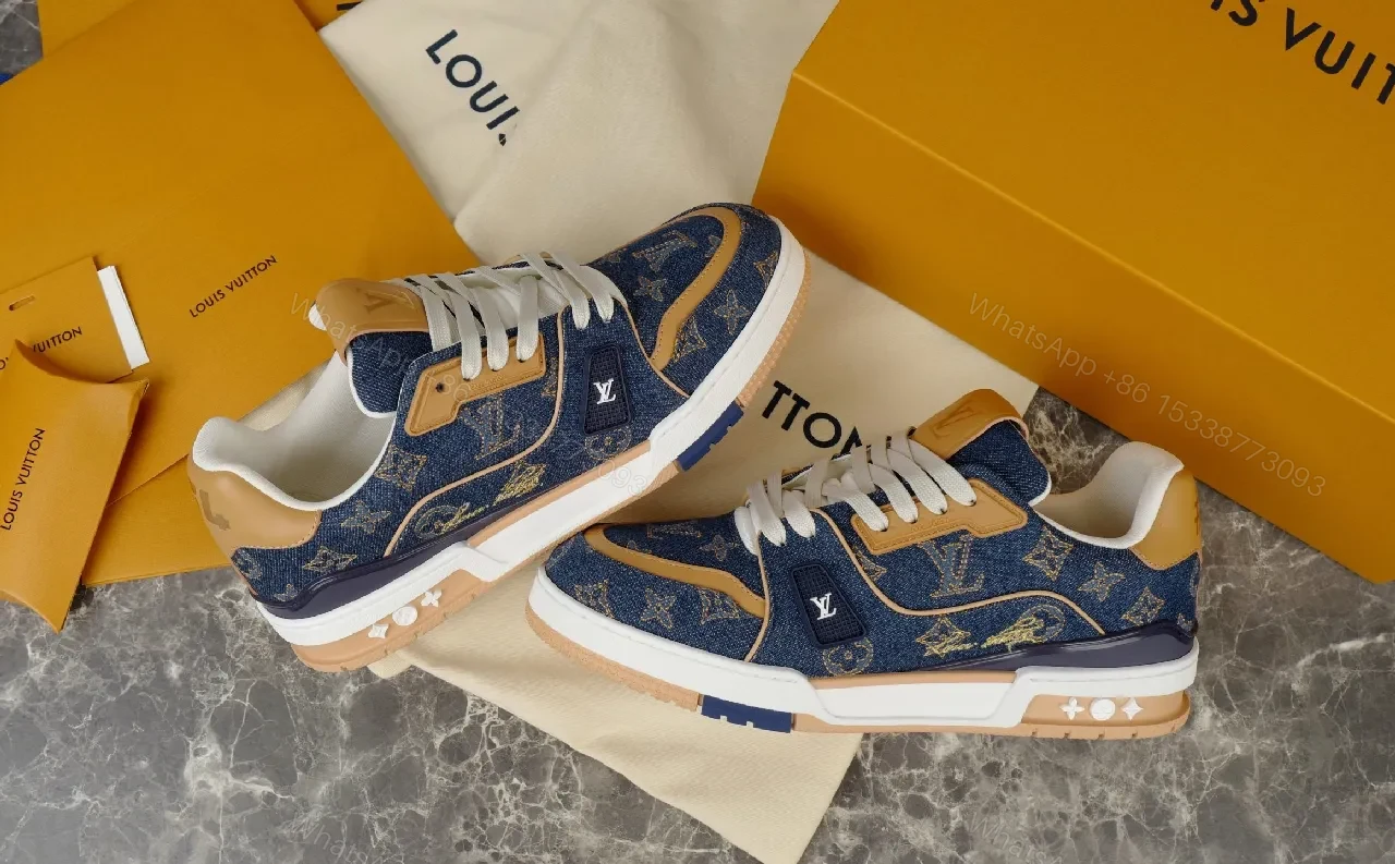 View 7 of Denim-Luxe Monogram High-Tops: All-Day Comfort Sneakers