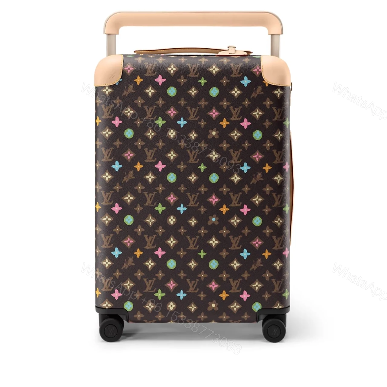 Louis Vuitton Horizon 55 Suitcase Monogram Craggy Coated Canvas Chocolate 55Cm M47070 — view 1
