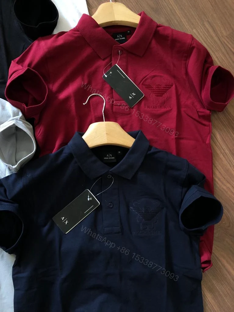 View 3 of FIRST COPY ARMANI IMPORTED COTTON POLO SUMMER T-SHIRT