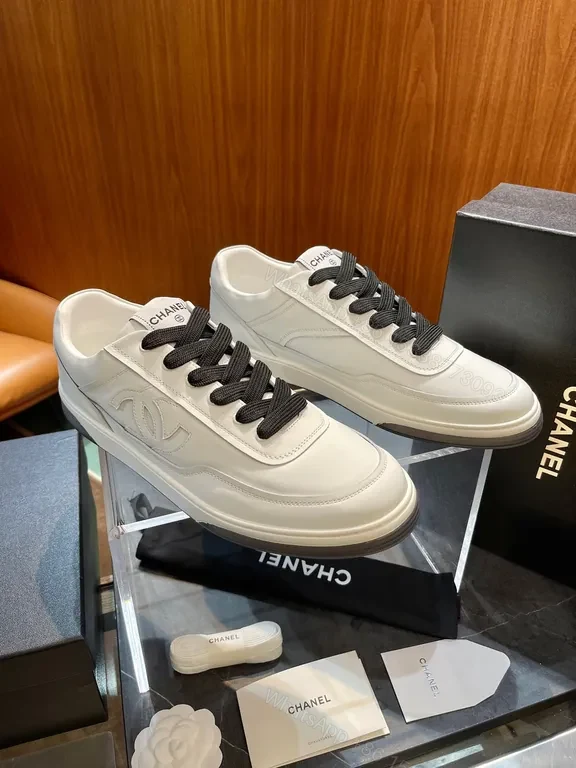 View 7 of Textured Paneled Chanel-Influenced Sneaker with Lifted Comfort