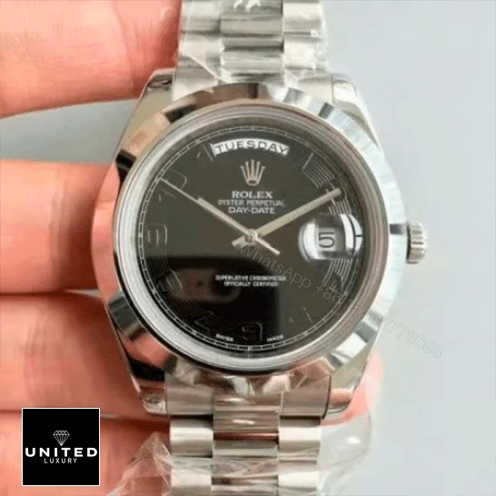View 6 of Rolex 218206 Black Dial Replica