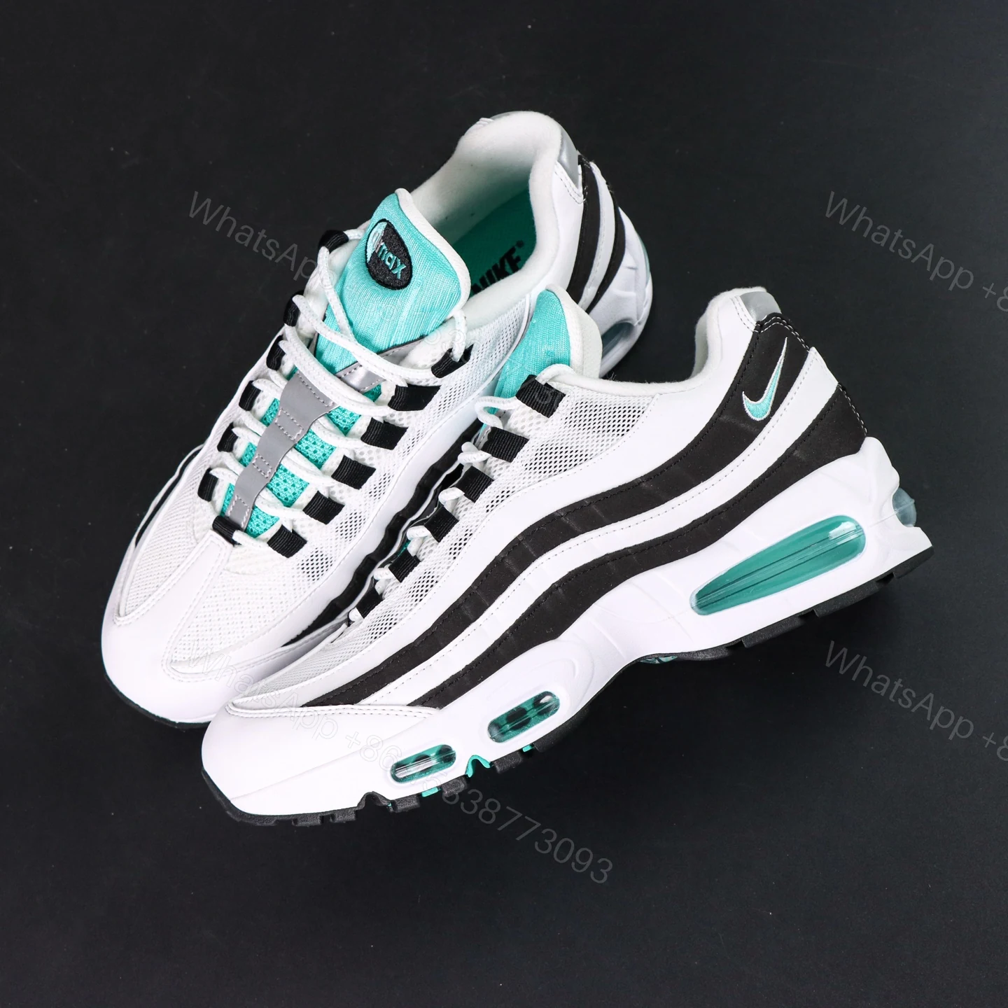 View 8 of Air Max 95 White Black Blue