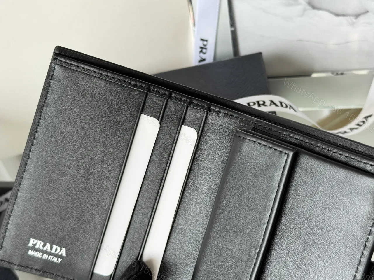 View 10 of Structured Saffiano Wallet: Luxe, Compact, Durable Everyday Use