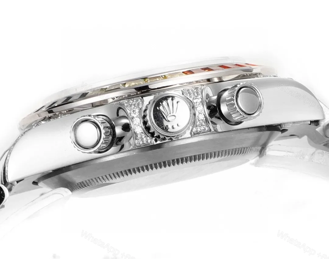 View 6 of BT Factory Clean Factory ROLEX Rainbow Daytona Platinum Watch