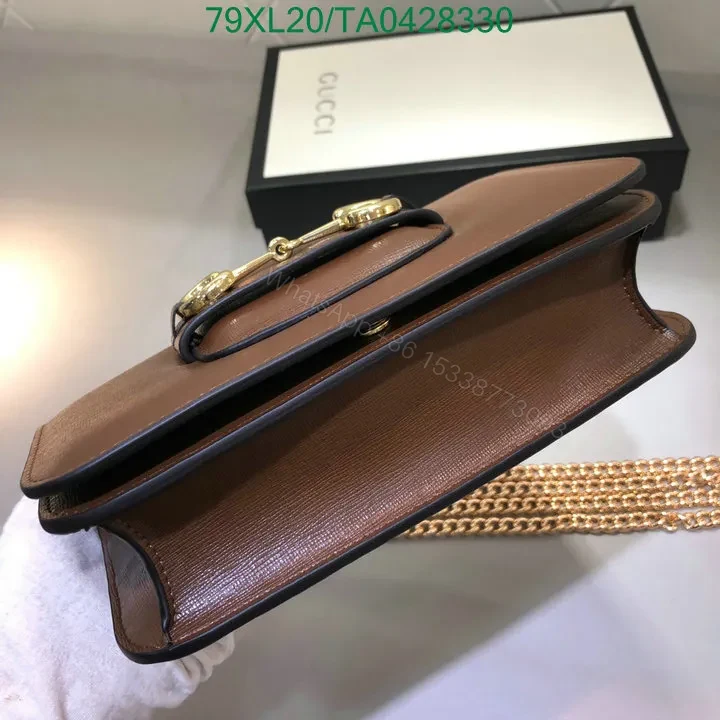 View 10 of Gucci Red Horsebit 1955 Shoulder Bag Quality Knockoff FJ92RP