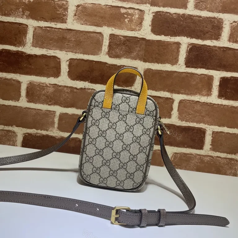 View 3 of G GG Supreme Compact Crossbody Backpack: Luxe Mini Style