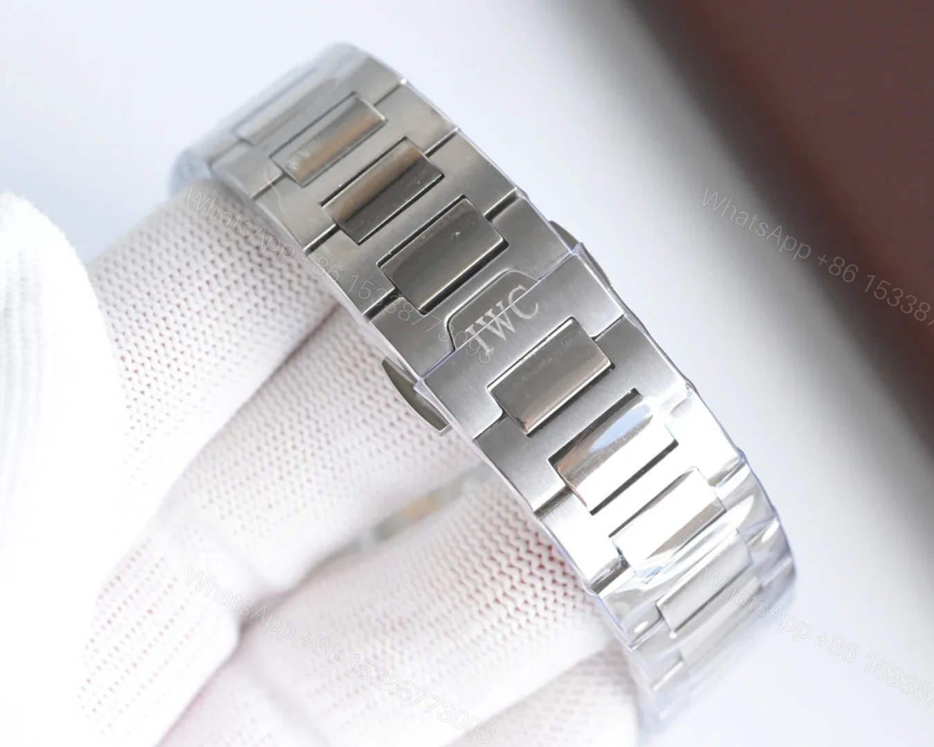 View 8 of IWC Ingenieur Perpetual Calendar Stainless Steel Blue Dial IW3449-03