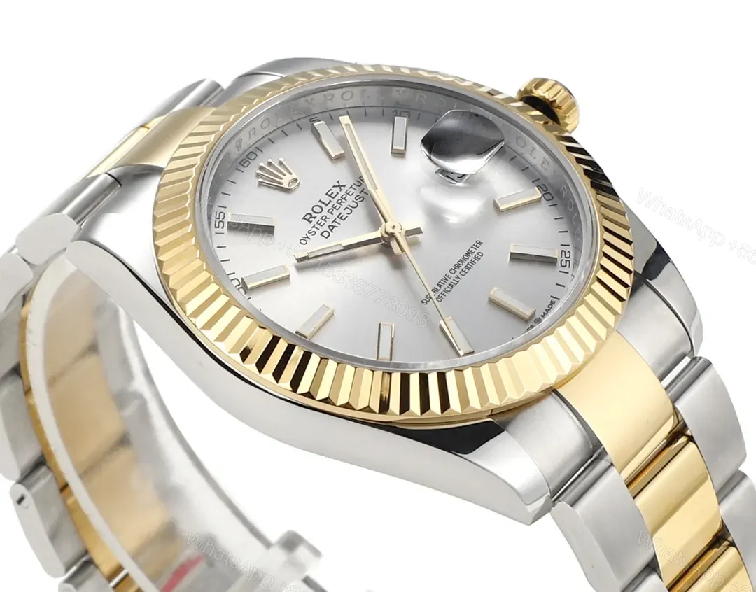 View 4 of DJ Factory Clean Factory JVS Rolex Datejust Silver Two-Tone Watch