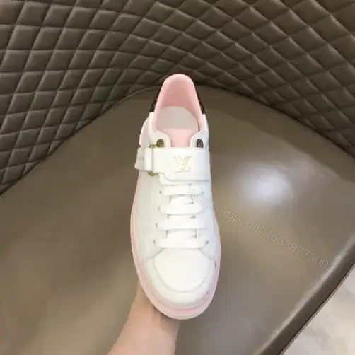 View 9 of LOUIS VUITTON TIME OUT SNEAKER IN WHITE AND PINK – LSVT364
