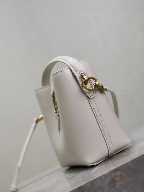 View 4 of Bold YSL-Influenced Mini Satchel: Structured, Luxe, Crossbody Bag