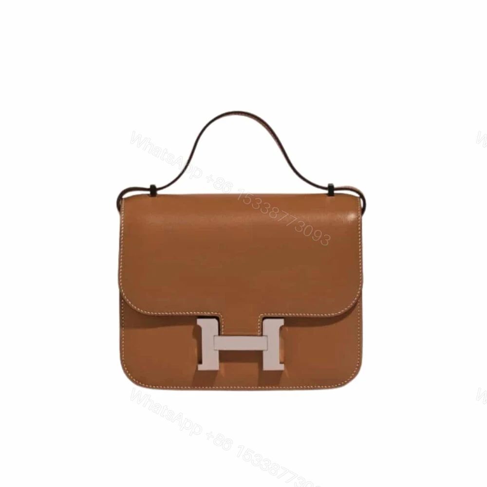 Hermes Constance Mini Epsom Silver Toned Hardware Brown 19Cm — view 1