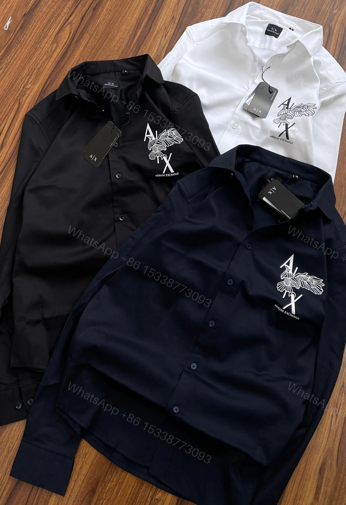 View 6 of First Copy Armani Exchange Premium Cotton Shirts for Men