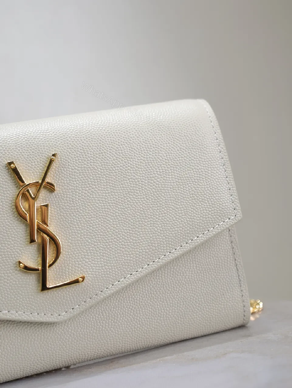 View 9 of Beige Textured Wallet & Card Holder Set with Gold Logo