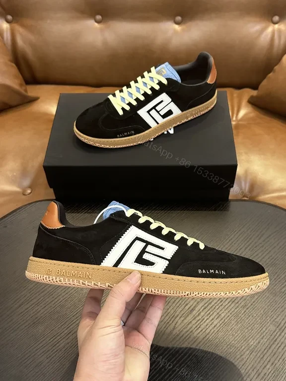 View 8 of Balmain-Inspired Luxe Sneakers: Cushioned Everyday Comfort