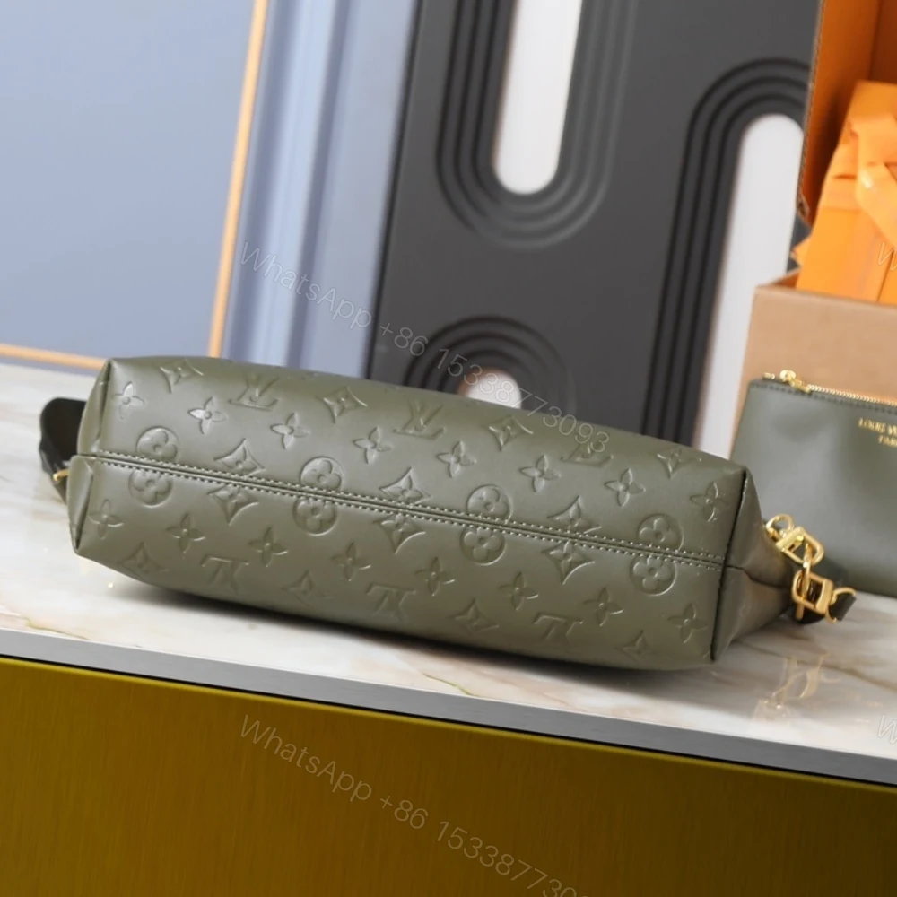 View 4 of Louis Vuitton Coussin Hobo MM Dark Khaki 38Cm M15228