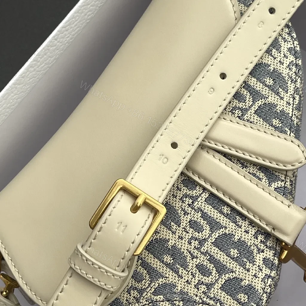 View 7 of Chic Textured Saddle Bag: Modern Luxe Shoulder Bag