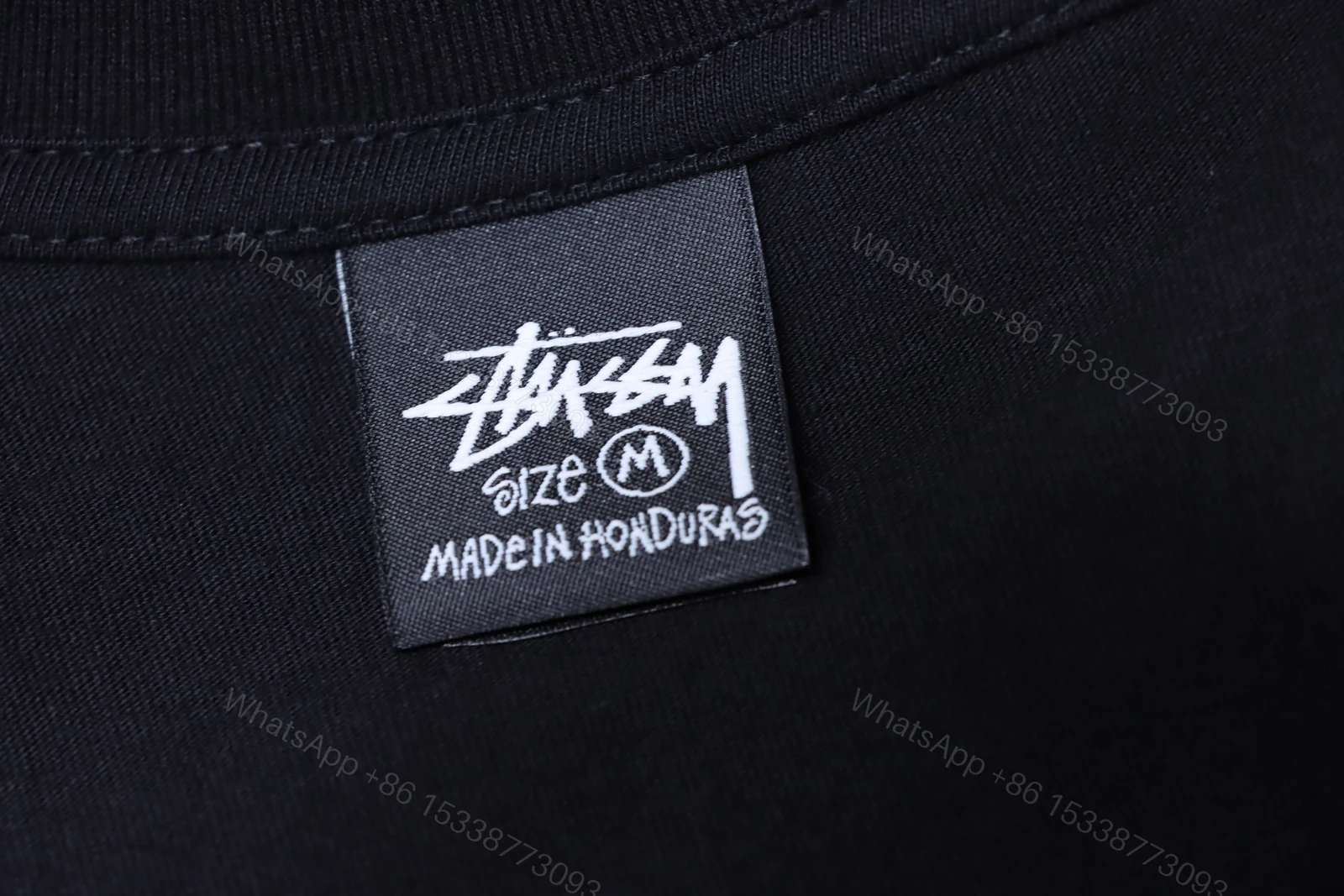 View 8 of Stussy World Tour Collection Printed Short Sleeve Shirt Black