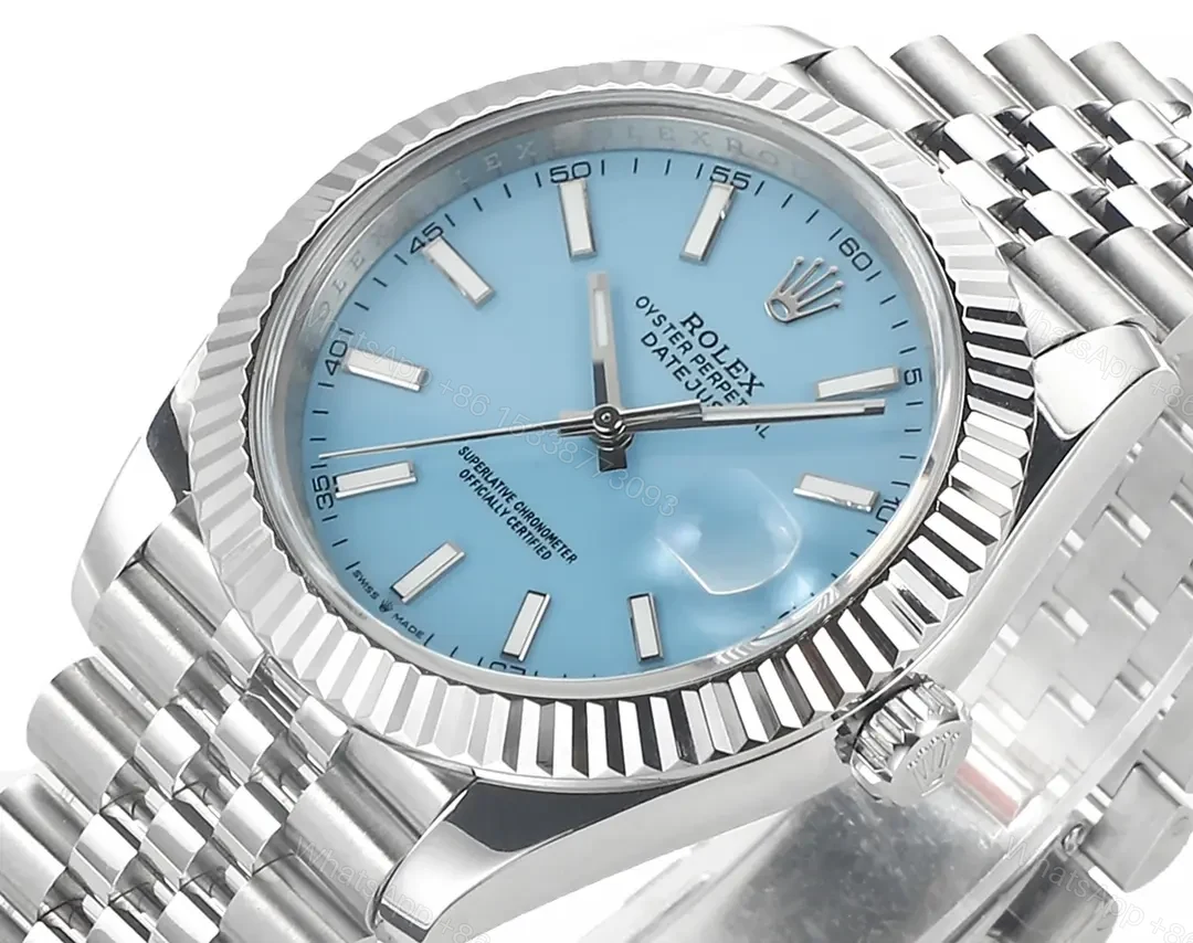 View 4 of C+ Factory Clean Factory JVS Silver Blue Dial Datejust Watch