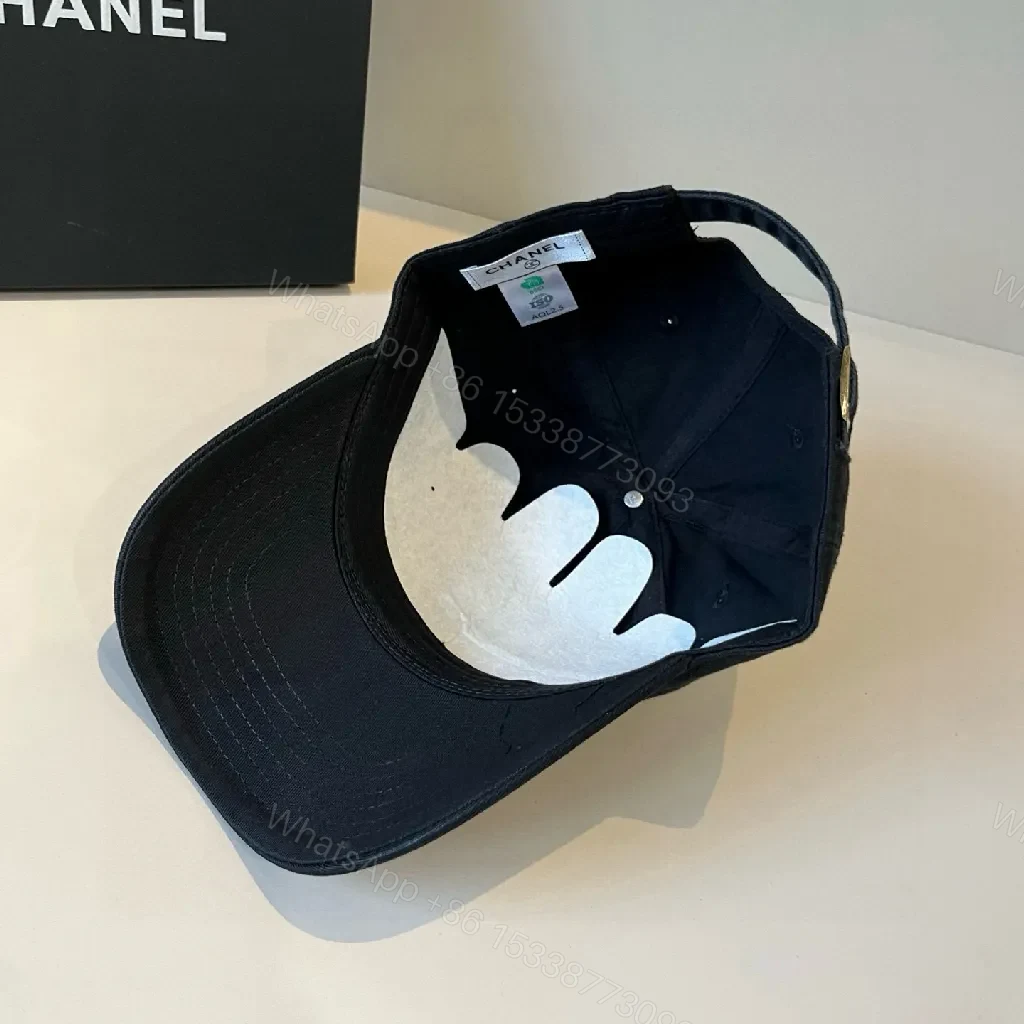 View 6 of Chic Logo Cap: Cotton-Nylon, Minimalist Luxury Style