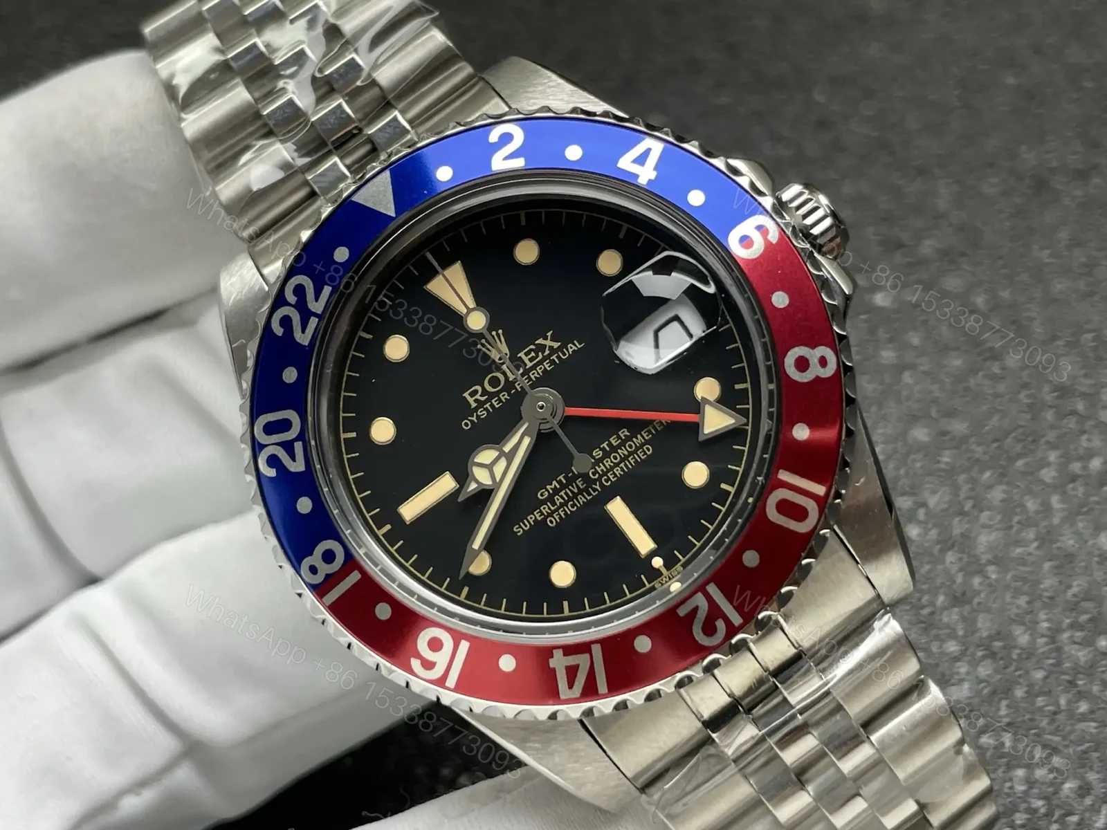 View 2 of Rolex GMT-Master II Pepsi Watch Jubilee Bracelet Ultimate 40MM 126710BLRO-0001