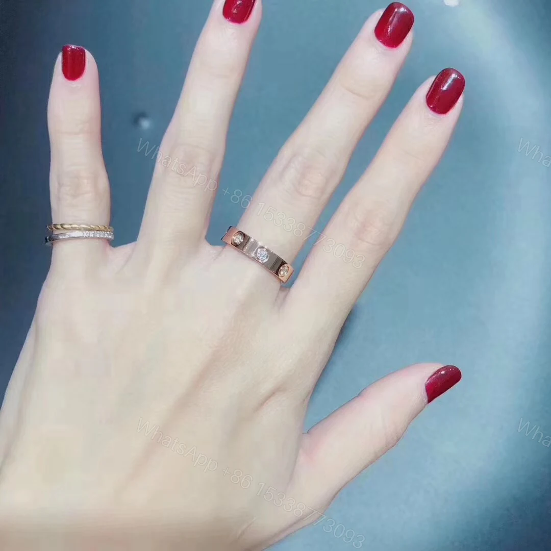 View 6 of Cartier Love Ring, 8 diamonds