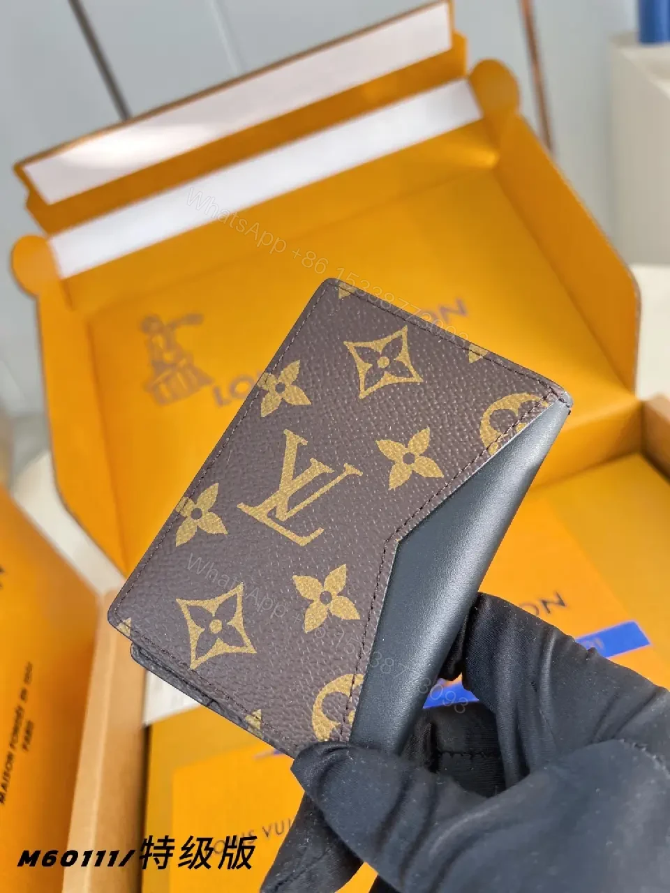 View 4 of Monogram Canvas Slim Wallet — Luxury Bi-Fold, Everyday Confidence