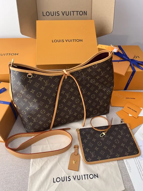View 9 of Iconic Monogram Tote: LV Canvas, Leather Trim, Everyday Luxury