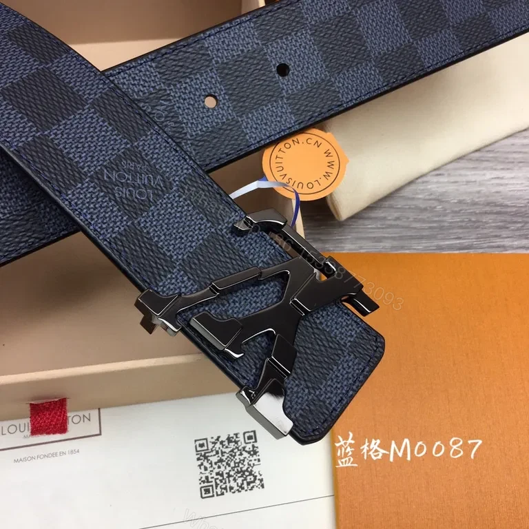 View 2 of Damier Graphite Belt: Signature Pattern, Everyday Luxury accessory