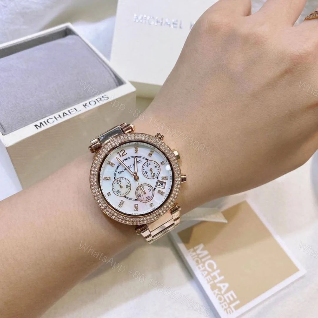 View 4 of First Copy Michael Kors Parker Semi Japan Watch For Women