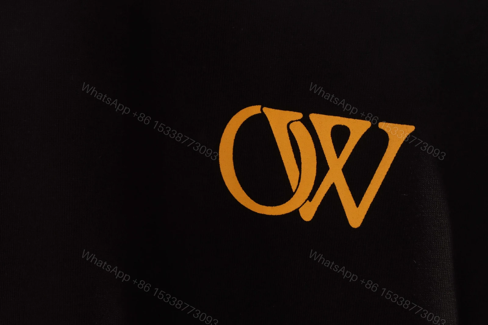 View 3 of Off-White 23 Digit Logo Black T-Shirt
