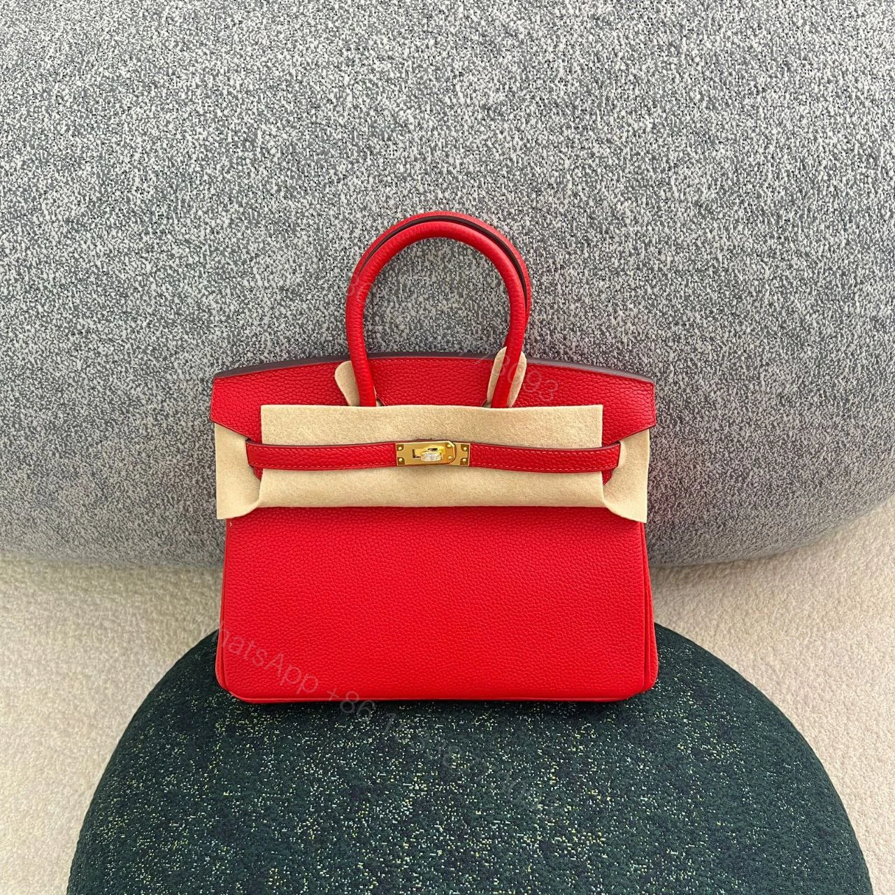 View 9 of Hermes Birkin 25 Handbag P9 Anemone