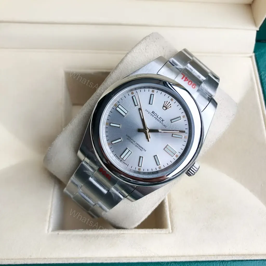 View 4 of Rolex Oyster Perpetual 41 Stainless Steel Silver Dial 124300-0001