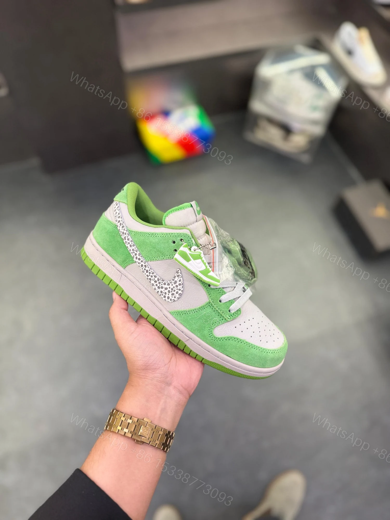 View 9 of FIRST COPY Nike SB Dunk Chlorophyll 2025