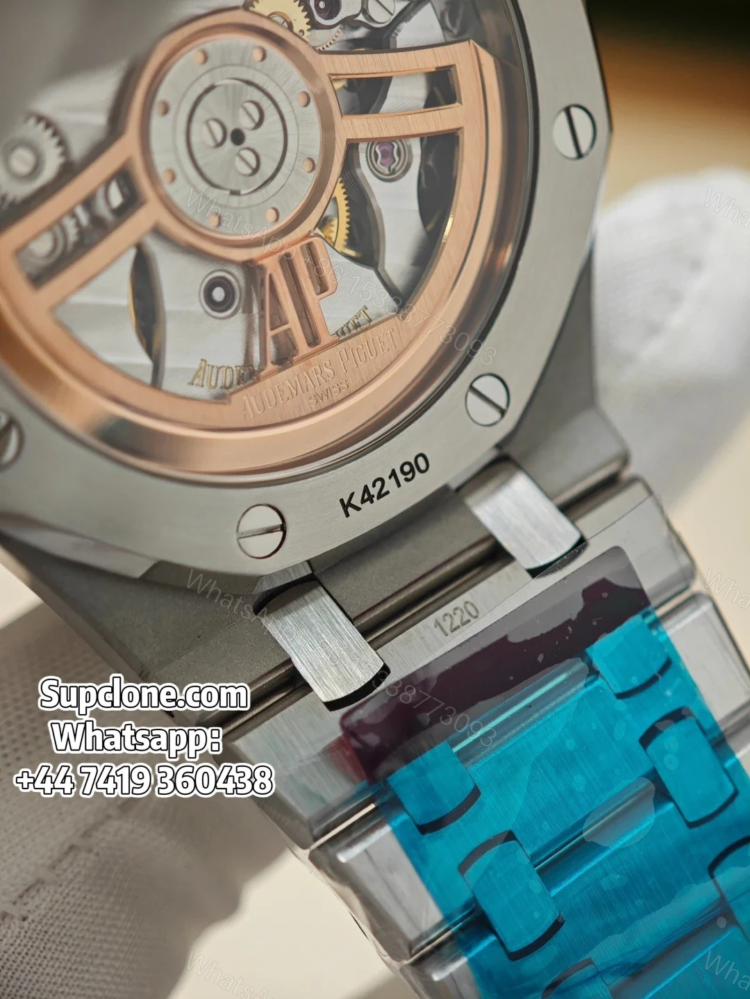 View 22 of Audemars Piguet Super Clone 1:1 Royal Oak 15500 Blue Dial