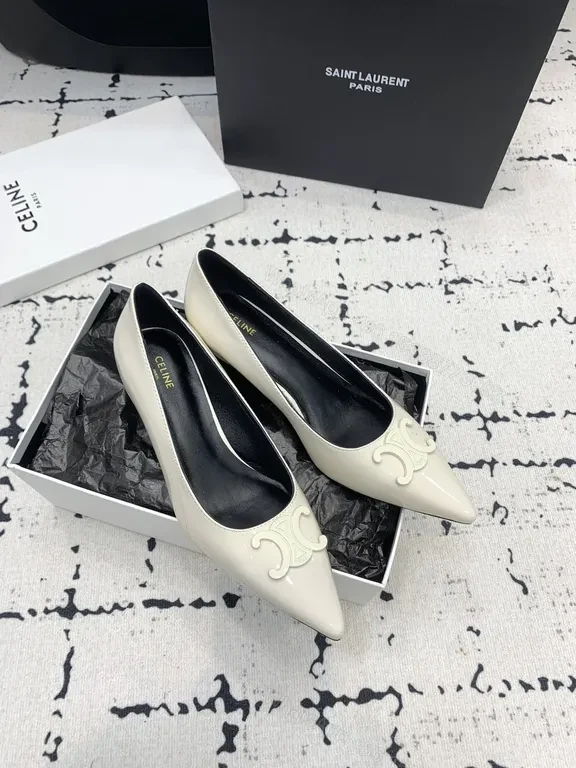 View 8 of Chic Texture Pointed-Toe Heels: Luxe Leather, All-Day Comfort