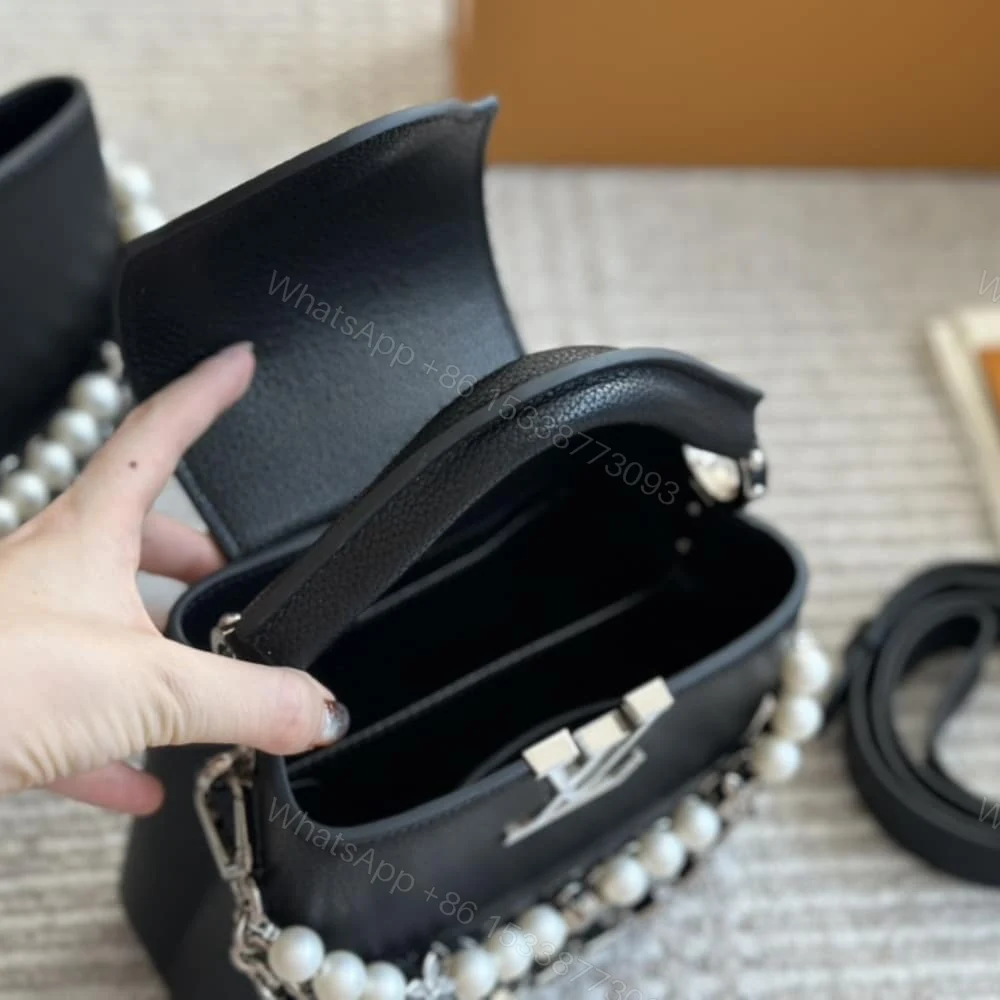 View 6 of Louis Vuitton Capucines Mini Bag Black 20Cm M11908