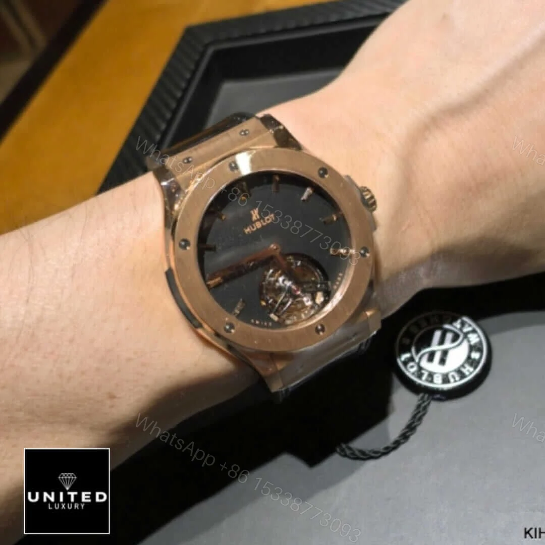View 7 of Hublot Tourbillon Black Replica
