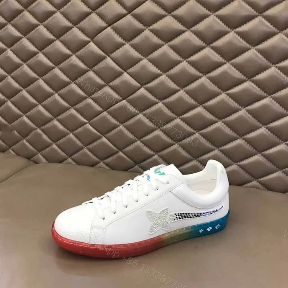 View 7 of Louis Vuitton Luxembourg Samothrace Trainers In White – LSVT275