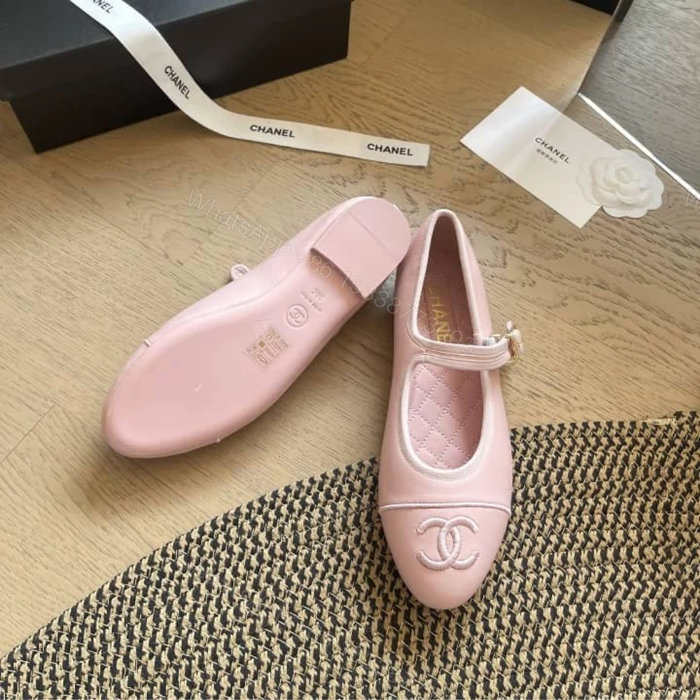 View 5 of Chanel Mary Jane Ballet Flat Ligh Pink