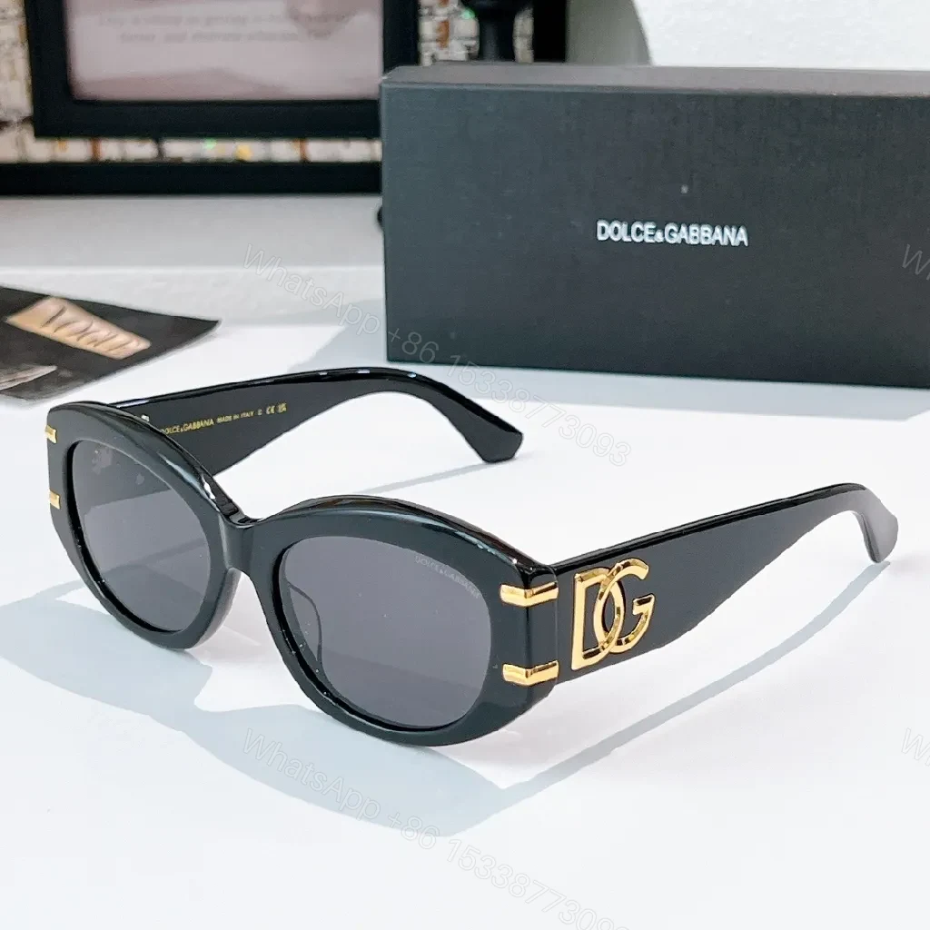 View 7 of Bold White Frame Sunglasses with Gold Hardware – Luxe Gradient Lenses