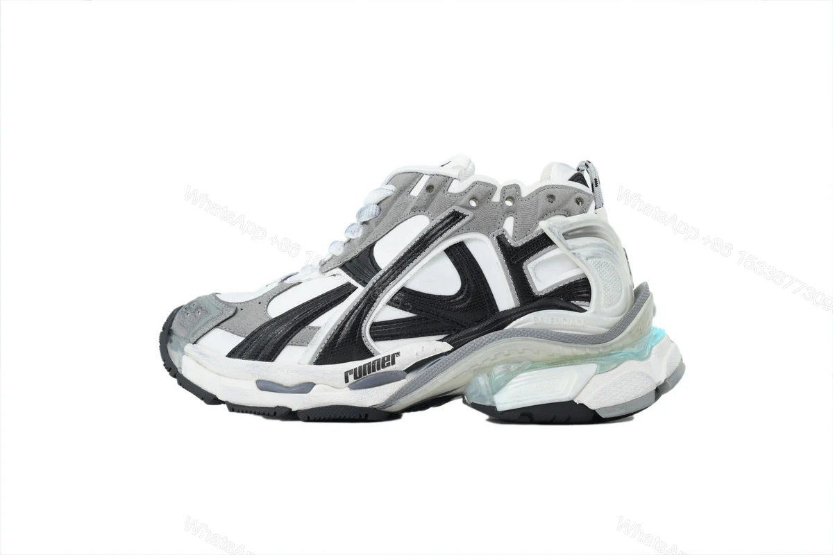 View 6 of Balenciaga RUNNER LED SNEAKER Grey 853223 WRNLD 9012