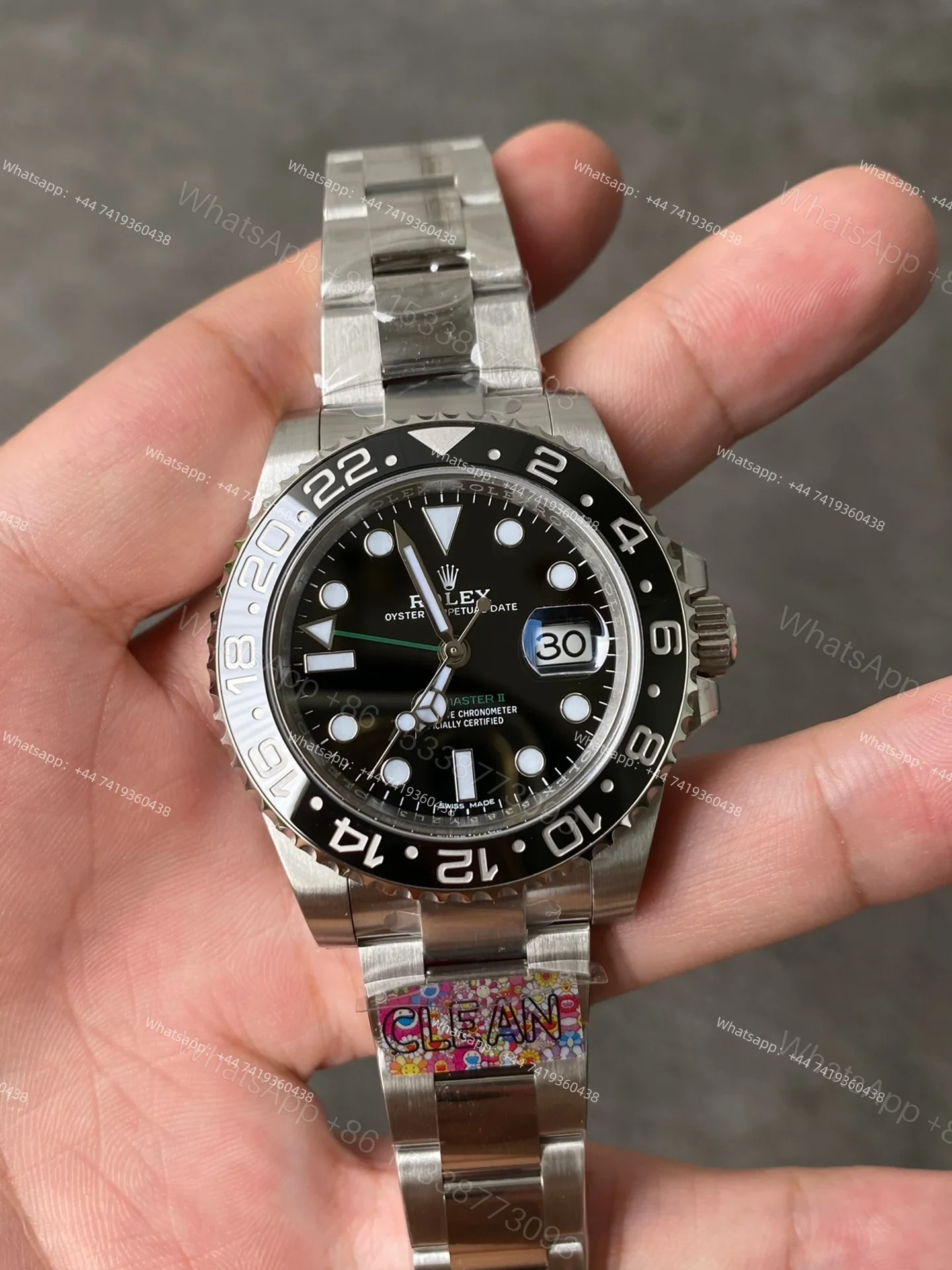 View 5 of Rolex Super Clone Watches 1:1 Black GMT-Master II 116710LN 3186 Movement
