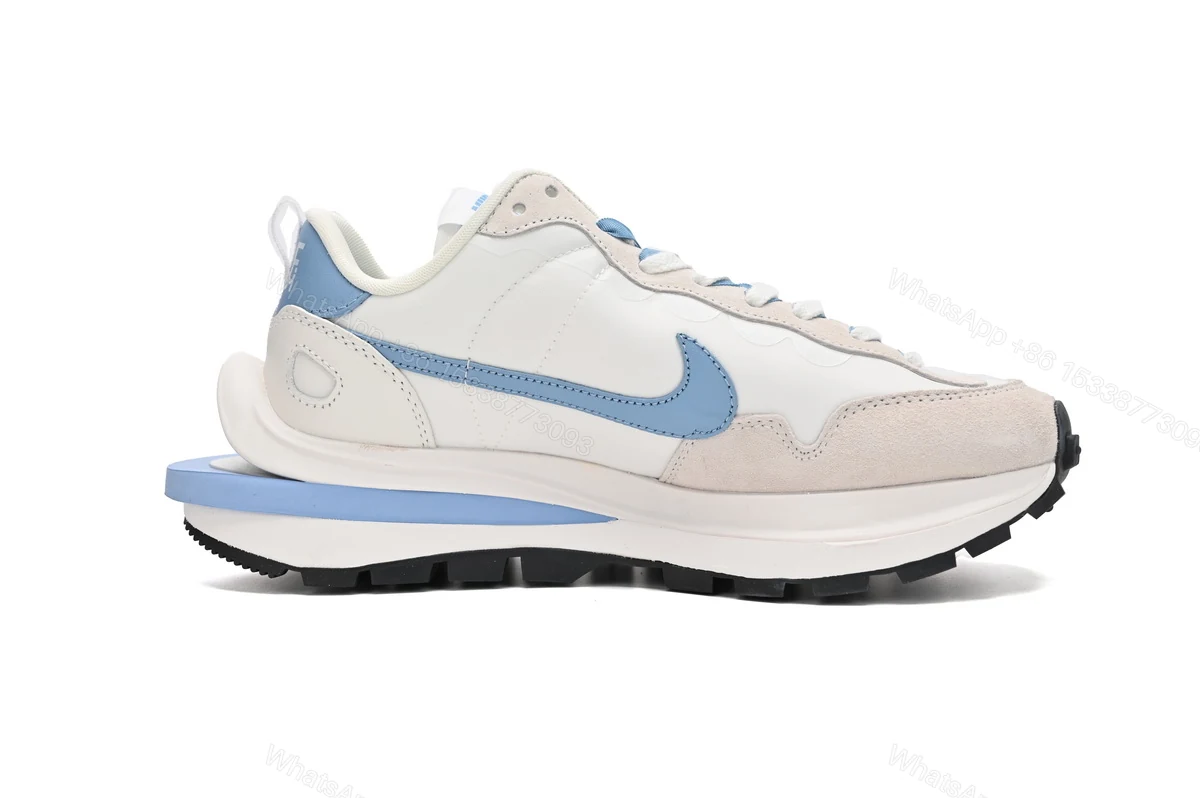 View 3 of Sacai x Nike VaporWaffle Sesame and Beige Haze Blue DD1875-112