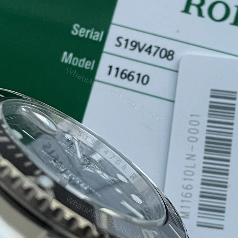 View 11 of VSF FACTORY 1:1 Rolex SUBMARINER 116610 LN BEST EDITION BLACK CERAMIC 904L STEEL VS3135